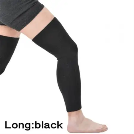 日本製 横のび マルチウォーマー (ロング) あったか ブラック (582-3360)_装飾品・工芸品  服飾小物 _【1133383】