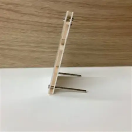 よしの組子スタンド(白) 13cm×19cm×7cm_雑貨     装飾品・工芸品   _【1143271】