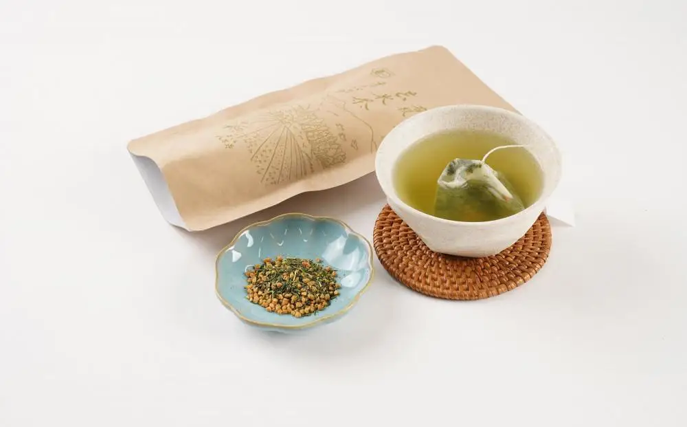 有機 屋久島茶 玄米茶 ティーバッグ 3g×15袋・玄米茶 茶葉 100g 2種 詰め合わせセット＜八万寿茶園＞