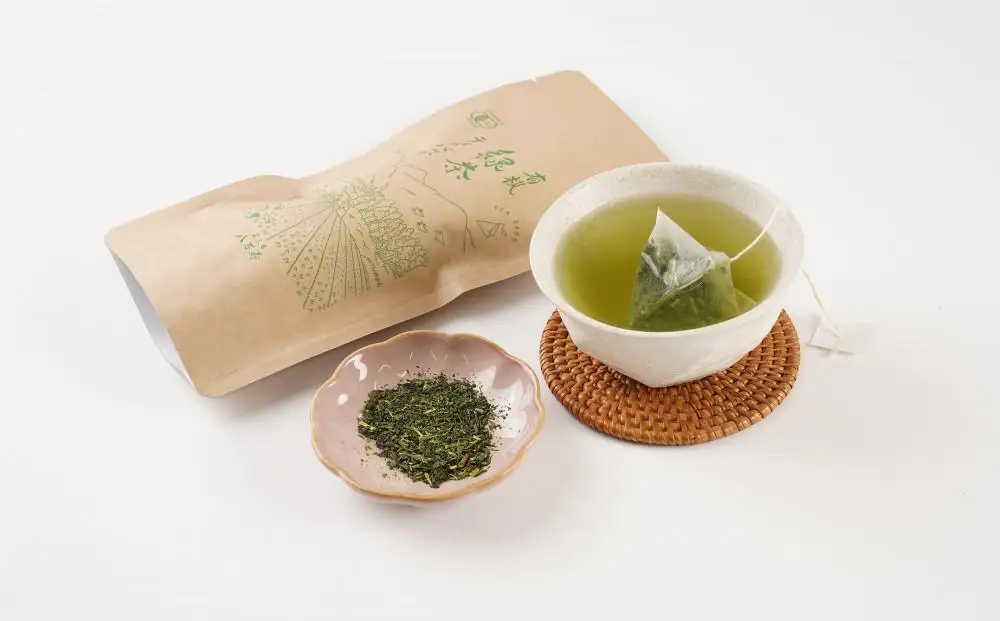 有機 屋久島茶 ティーバッグ・茶葉 4種×2袋 計8袋 セット（緑茶・ほうじ茶・紅茶・玄米茶）＜八万寿茶園＞