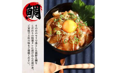 訳あり 鯛の漬け丼＆マグロのネギトロ 各5P 計10P