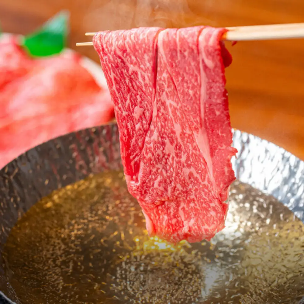 ＜和牛セレブ＞鳥取和牛 サーロインしゃぶしゃぶ(200g・黒折)