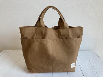 ことばミニトート【カフェオレ】