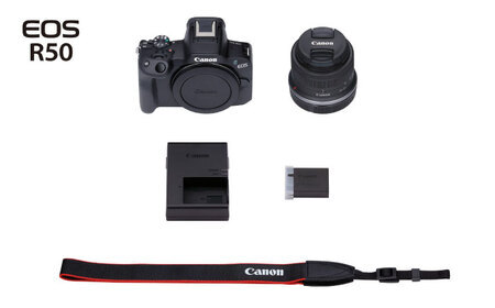 Canon EOS R50 レンズキット 1年保証 ブラック【長崎キヤノン】[MA24