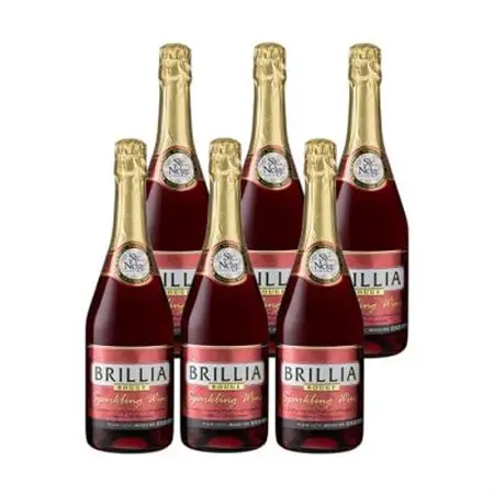 スパークリングワイン「ブリリア　赤」720ml 6本セット【1573151】