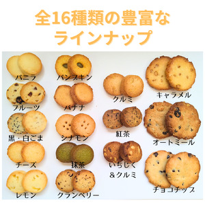 【手作り】水曜屋クッキー 16種セット 水曜屋 岩手県 北上市 C0560 無香料 無着色 簡易包装