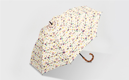 EMILY BURNINGHAM 晴雨兼用スライドショート傘 クリスマストイ