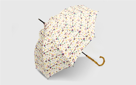EMILY BURNINGHAM 晴雨兼用パゴダ長傘47cm クリスマストイ