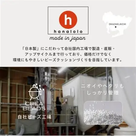 【ハナロロ】ビーズクッション 補充用クレアビーズ8本セット【1572542】