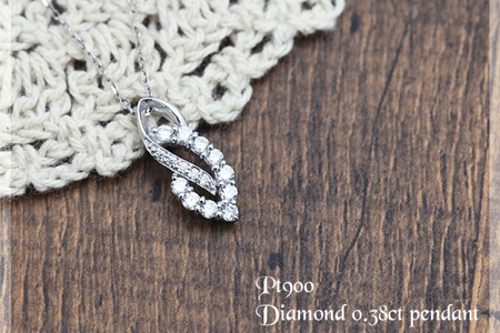 ネックレス プラチナネックレス プラチナ PT900 ダイヤモンド 0.38ct レディース ペンダント【f134-d-pt】アクセサリー アクセ ジュエリー ダイヤ 天然石 送料無料 [株式会社オーダーメイドジュエリーメイ 山梨県 韮崎市 20743777] 
