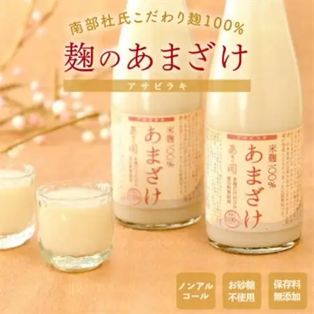 ★あさ開★米麹ノンアルコールあまざけ300g×12本_酒・アルコール ノンアルコール    酒・アルコール 甘酒  _【配送不可地域：離島】【1563741】