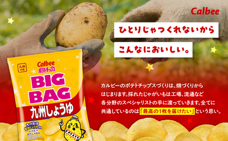 カルビー ポテトチップス BIGBAG【九州しょうゆ】 12袋 K194-002_02 菓子
