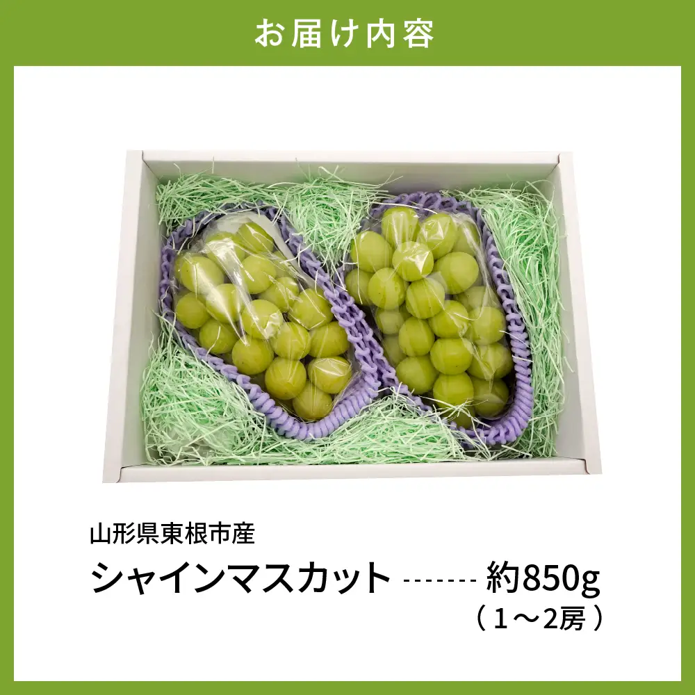 2026年産 シャインマスカット 約850g シャインマスカット