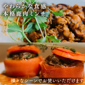 鹿ミンチ 800g ジビエ 鹿肉 鹿 ミンチ そぼろ煮 麻婆豆腐 赤身肉 ハンバーグ 小分け 冷凍 京都府