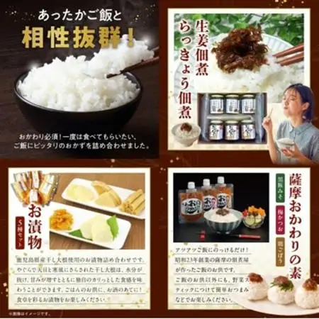 【毎月定期便】ご飯のおともだちバラエティ定期便全3回【4014696】