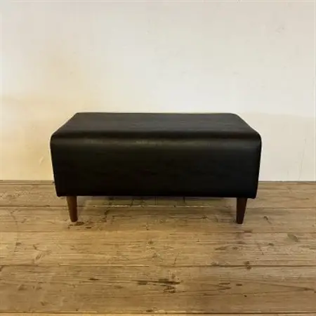 90 Bench(90ベンチ)ランド ブラック BR鉛筆脚【SWOF】_雑貨・日用品 椅子・チェア・ソファ 家具・インテリア _【1572932】