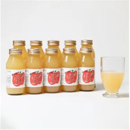 【毎月定期便】りんごジュース　小瓶10本入りギフト(180ml×10本)全3回【4059679】