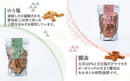 玄米餅を米油で揚げたおかき《70g×2個セット》（のり塩、醤油セット）（GiftBoxなし） [015-a004]【おかき 玄米餅 米油 森山清次兵衛 グルテンフリー テレビで紹介 おかし おつまみ のり塩 醤油 七味 カレー 千葉県 神崎町】