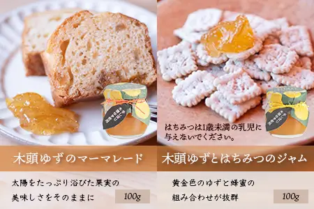 【福袋】朝食やおやつにぴったりセット【徳島 那賀町 木頭柚子 ゆず ユズ 柚子 ジャム マーマレード ゼリー 甘露煮 ピール 朝食 おやつ お菓子 手作り 詰め合せ 4種5点 福袋 柚冬庵】YA-61