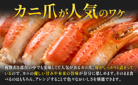 ずわいがに爪 約 1kg《30日以内に出荷予定(土日祝除く)》福岡県 鞍手郡 小竹町 蟹 かに 蟹爪 かに爪 株式会社吉浦コーポレーション