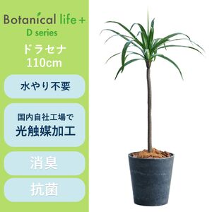 フェイクグリーン Botanical life+ Dシリーズ ドラセナ 110cm 光触媒加工 鉢付き インテリア 抗菌 消臭 愛知県 豊橋市 送料無料 41000円