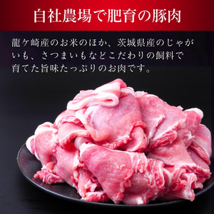 茨城県産のお米を食べて育った常陽さん家の美味豚(SPF豚)ロース＆バラ肉セット 焼肉用 2kg | 国産 豚肉 小分け 2㎏ 豚バラ 豚ロース しゃぶしゃぶ 豚バラスライス 豚 人気 冷凍 茨城県 龍ケ崎市