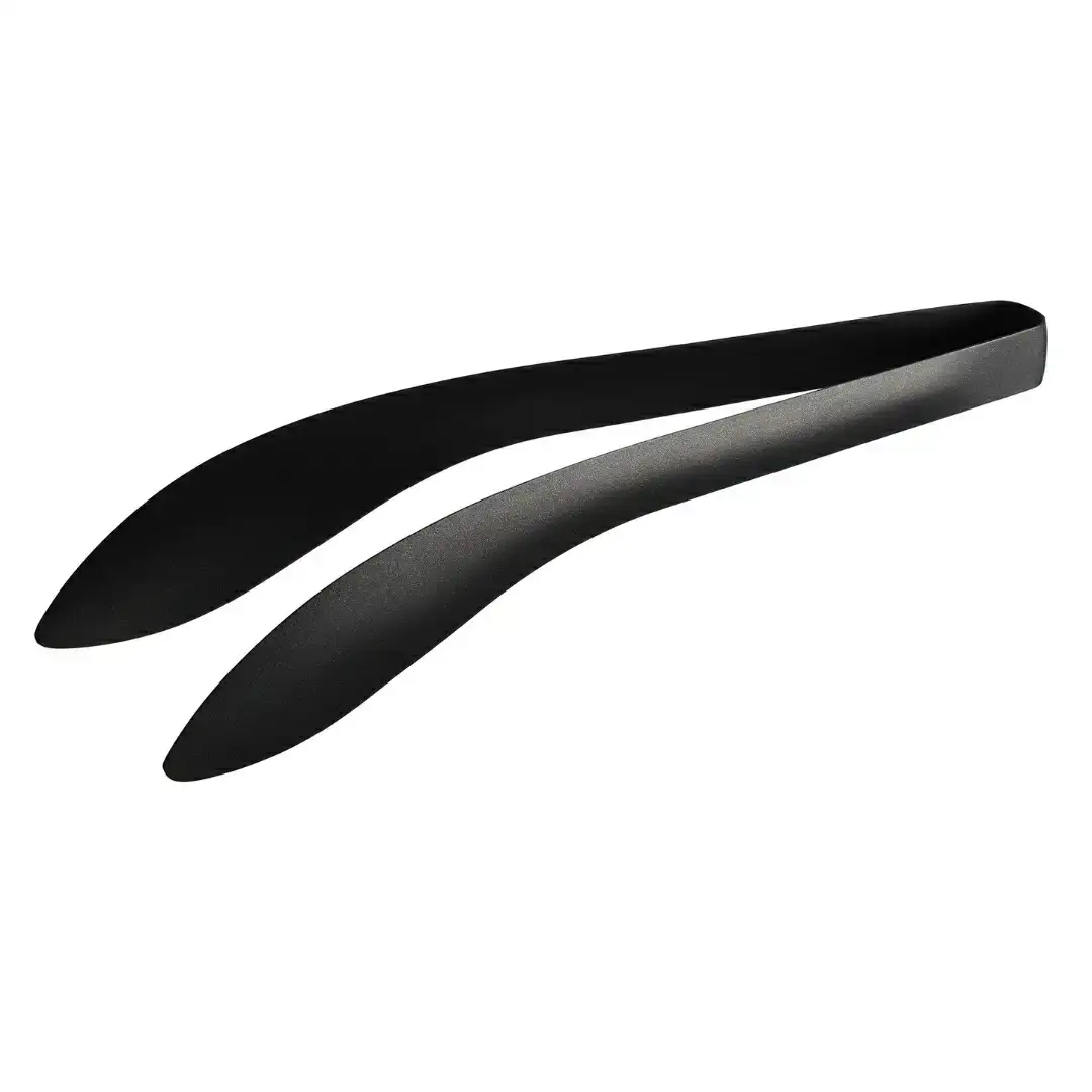 もりつけトング ブラック 1本 トング ステンレス フッ素加工 黒 キッチン用品 調理器具 燕三条製 10000円以下 1万円以下 【010S694】
