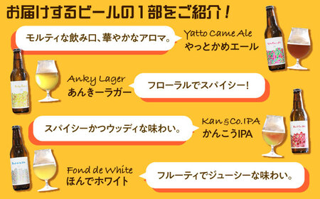 【3回定期便】 クラフトビール 季節のおすすめ 6本 セット 瑞浪市 / カマドブリュワリー 飲み比べ 詰め合わせ 季節 [AZBV003]