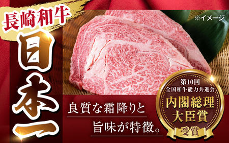 【全6回定期便】極厚ヒレステーキ 長崎和牛 計400g以上（約200g×2枚）【肉のマルシン】[FG50] ヒレステーキ 定期便