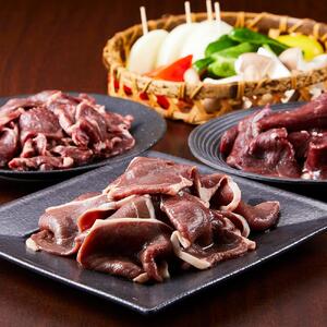 エゾ鹿肉お試しセット（焼き肉用）　外モモ肉200g×2・ロース300g・ヒレ300g　計1kg| 鹿肉