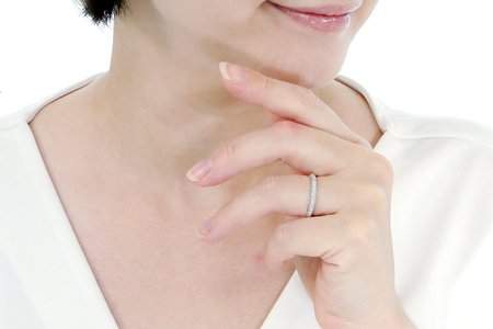 Pt950 ダイヤモンド パヴェ フルエタニティ リング 【0.6ct】 CSR0388-pt SWAV053｜山梨県 昭和町 ジュエリー アクセサリー ギフト プレゼント 贈り物 記念日 誕生日 カジュアル フォーマル オケージョン