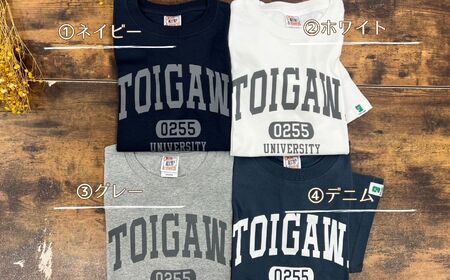 【選べるカラー･サイズ】糸魚川オリジナル『いといがわ大学』Ｔシャツ 1枚 半袖（XS･S･M･L･XLサイズ）コットン【ITOIGAWA大学 新潟県 糸魚川市 ヒスイ 衣類 おしゃれ シンプル いまいスポーツ ティーシャツ メンズ レディース キッズ ネイビー ホワイト グレー デニム】