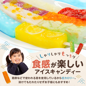 老舗和菓子屋がお届けする、溶けないアイス！　くずバー14本セット　【0046-001】  低カロリー アイス アイスクリーム スイーツ 葛 アイスキャンディー 食べ比べ 詰め合わせ セット みかん レモン 桃 いちご 梨 パイナップル グレープフルーツ ぶどう りんご ラムネ 小豆 茶