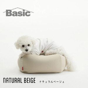 【ナチュラルベージュ】犬をダメにするクッション Sサイズ スクエアペットクッション