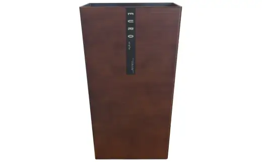 ユーロスタイルBOX Ｍ角 6.7L 2個組木目 タツクラフト 【Tk122】【ttcf922-muro-wo】