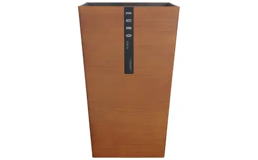 ユーロスタイルBOX Ｍ角 6.7L 2個組チーク タツクラフト 【Tk123】【ttcf922-muro-ch】