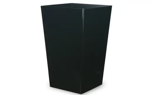 蒔絵調 ダストボックス M角 6.7L 紫陽花ブラック タツクラフト 【Tk141】【ttcf922-maki-abl-6d7】