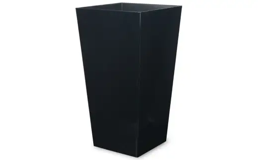 蒔絵調 ダストボックス L角 9.5L 桜ブラック タツクラフト 【Tk143】【ttcf922-maki-sbl-9d5】