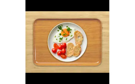 【ナチュラル 2枚組】SR トレー L 39cm ウッド タツクラフト 【Tk232】【ttcf922-stre-na】