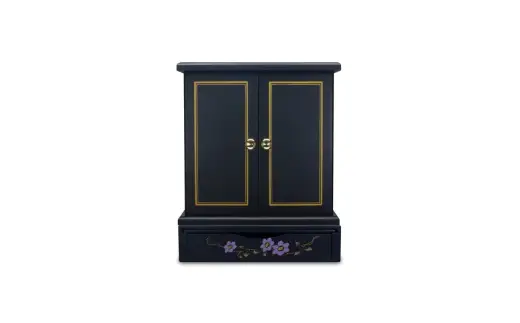 タツクラフト 紀州塗り ミニ仏壇+置き台 セット 鉄仙 小 【Tk246】【ttcf922-butu-sset】