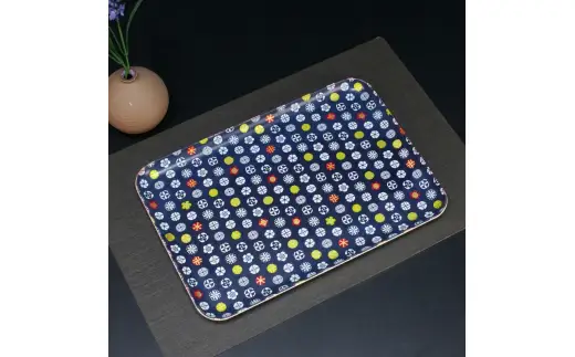 タツクラフト 友禅和紙トレー Ｍ 33cm 2枚セット 小花 小紋 【Tk310】【ttcf922-yum-8】