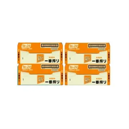 キリンビール 一番搾り350ml 4ケース(96本)【複数個口で配送】_酒・アルコール  ビール _【4061394】
