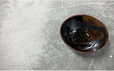 井上祐希作 天目銀滴飯碗（中）井上萬二窯 お茶碗 ドリッピング 作家 ご飯茶碗 一点もの ごはん茶碗 ろくろ 和食器 食器 うつわ 器 手作り アート 天目 35000円 3.5万円 A35-390