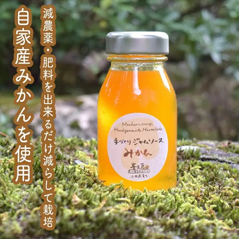 スイスで加工品を学んだ農家が手間暇かけた『手づくりジャムソース【みかん】』8本セット【 家庭用 自宅用 贈答品 贈答用 ギフト お取り寄せ お中元 お歳暮 贈り物 お祝い 神奈川県 小田原市  ジャム ジャム】
