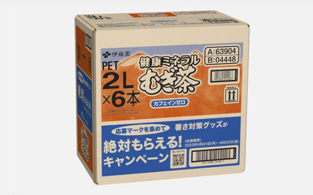 【6回定期便】伊藤園 麦茶 2L×6本 麦茶[ANCX009]
