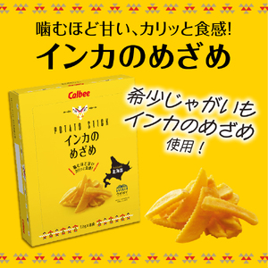 北海道 土産 カルビー　いも太とまめ次郎・じゃがピリカ・インカのめざめ 各1箱 送料無料 定番  小分け 手みやげ ギフト ポテト ファーム ジャガイモ トヨシロ インカのめざめ キタムラサキ 十勝 芽室町　me003-116c