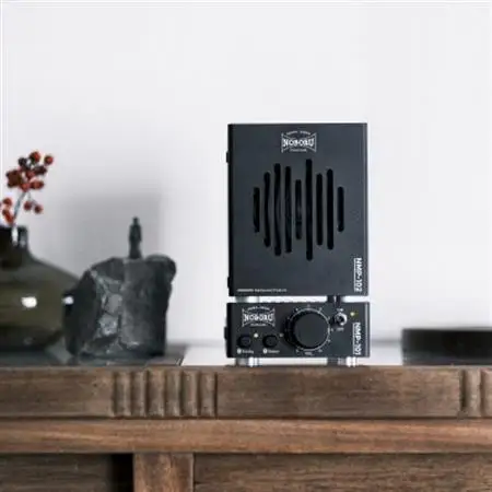 スタックアンプ/金属製ボックススピーカー型(ブラック)NMP-1B2B_家電製品 TV・オーディオ・カメラ  _【1578566】