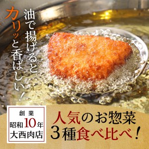 甲州富士桜ポーク 揚げ物食べ比べ満腹セット ロースカツ メンチカツ コロッケ 揚げ物 食べ比べ 