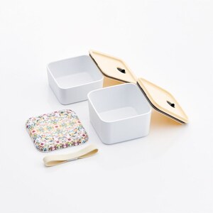 弁当箱 ランチボックス 弁当箱 レッド 2段 600ml 6-066