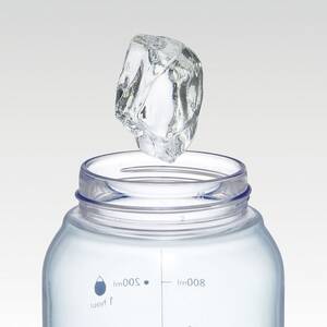 【ワンプッシュボトル】水筒 ボトル 1L ブルー＆ライラック スケーター おしゃれ かわいい 水筒 ボトル 1000ml 直飲み 水筒 ボトル ワンプッシュ 水筒 ボトル 9-046